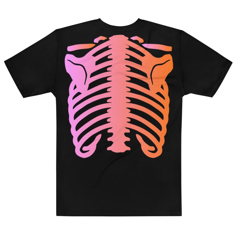 Black and Pink Skeleton T-shirt - HAYLEY ELSAESSER 