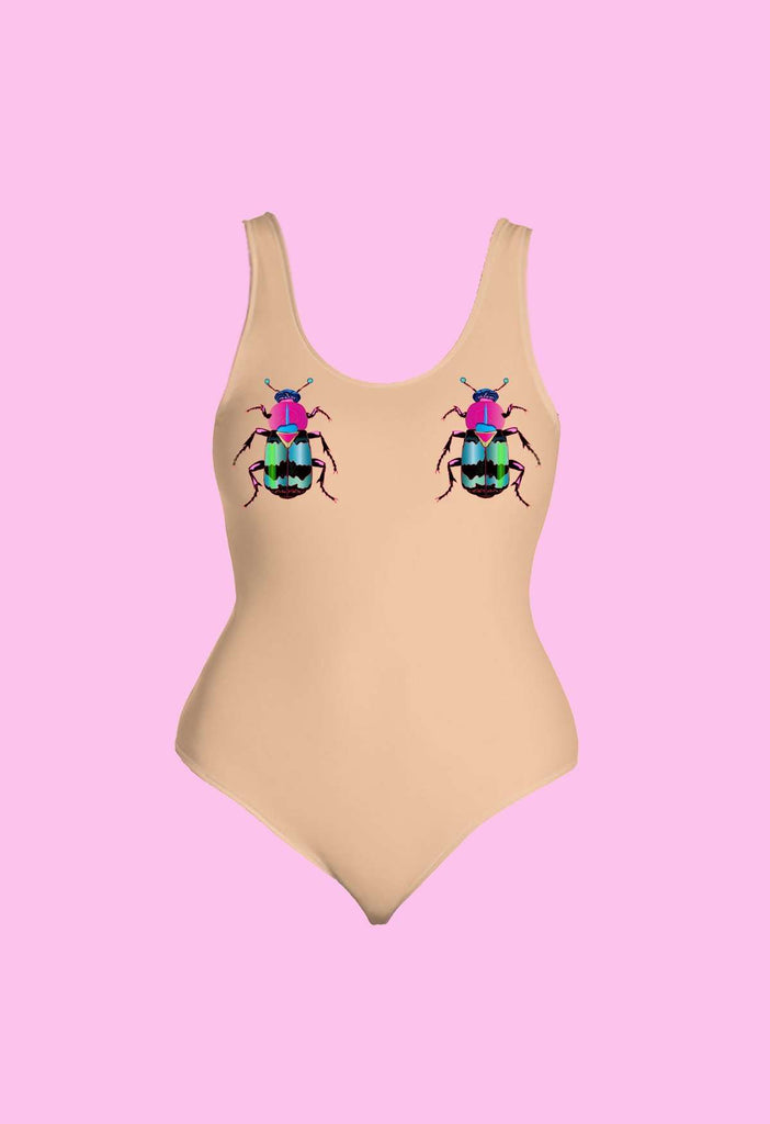 Bugging Out Naked Swimsuit - HAYLEY ELSAESSER 