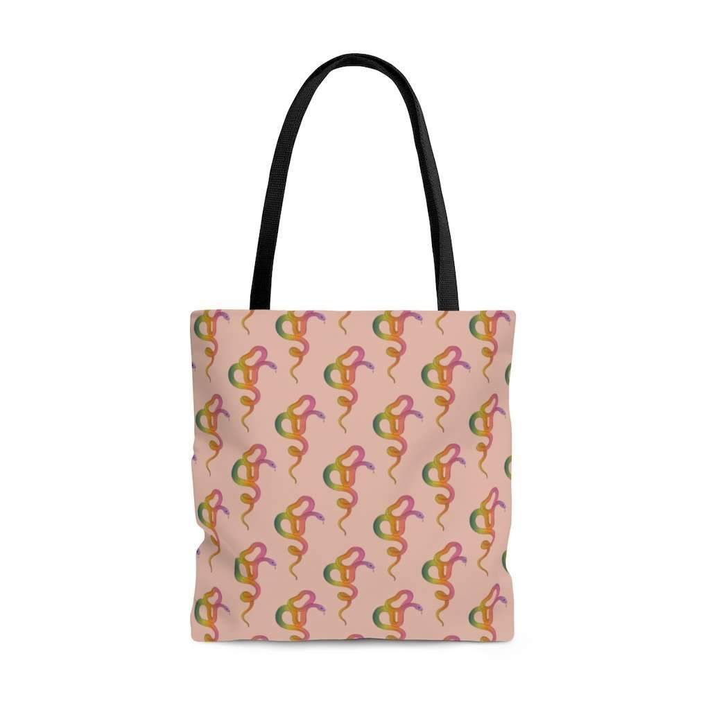 Peach Snake Tote Bag - HAYLEY ELSAESSER 