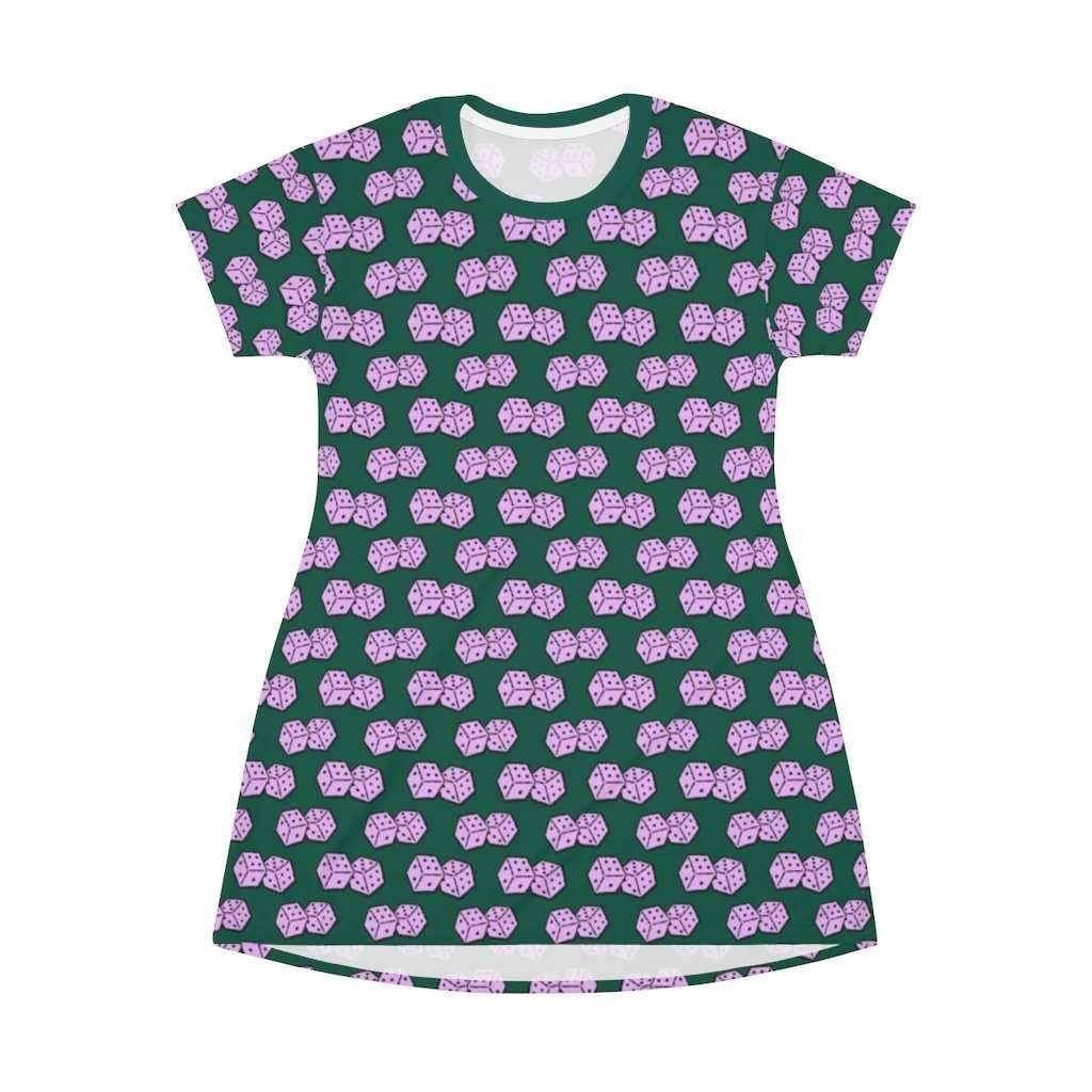 Dice Print Mini Tee Dress - HAYLEY ELSAESSER 