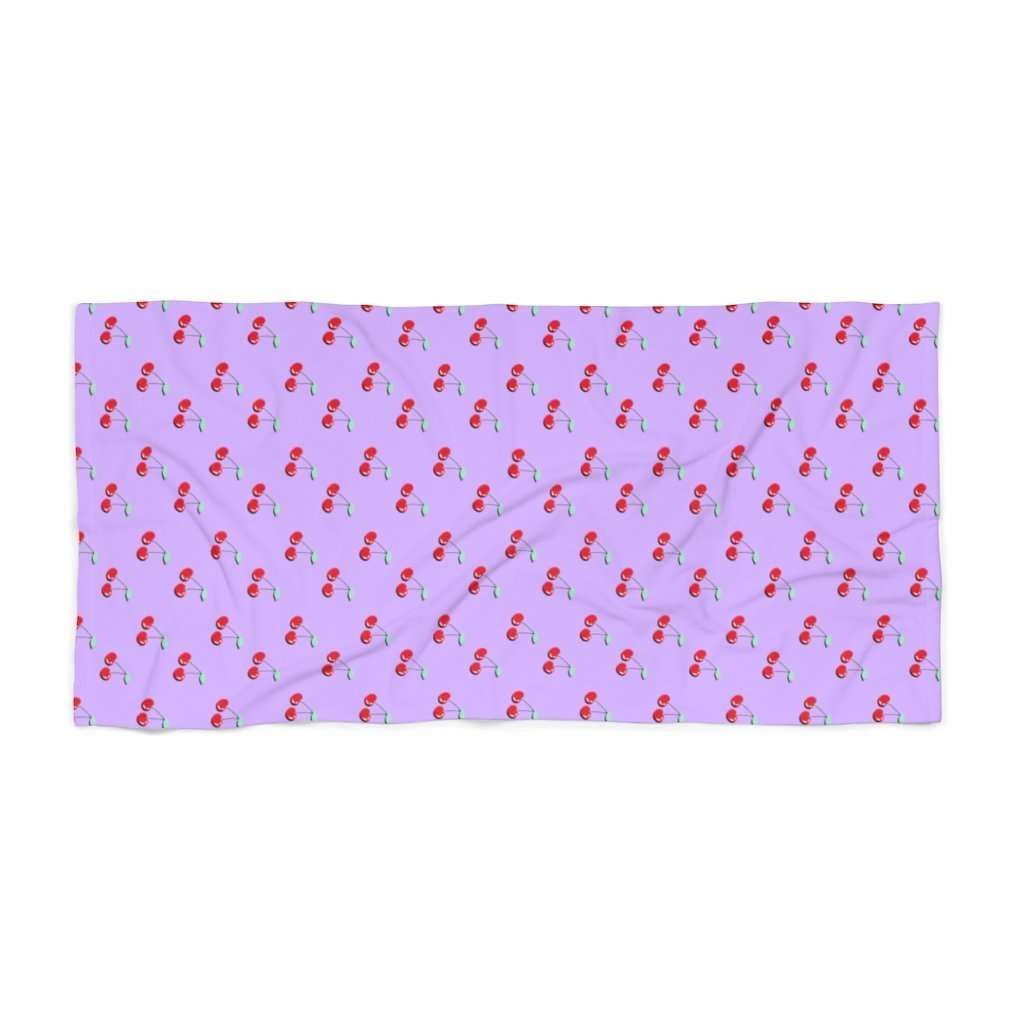 Lilac Cherry Beach Towel - HAYLEY ELSAESSER 