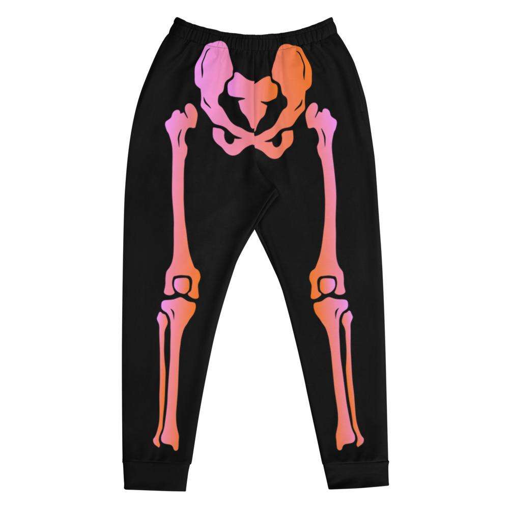 Black and Pink Skeleton Joggers - HAYLEY ELSAESSER 