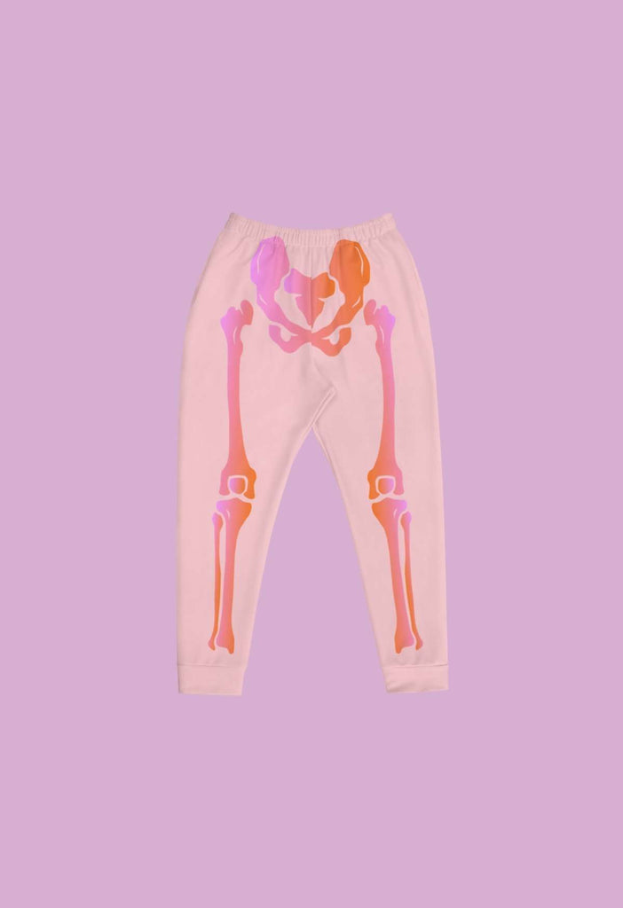 Pink Skeleton Joggers - HAYLEY ELSAESSER 