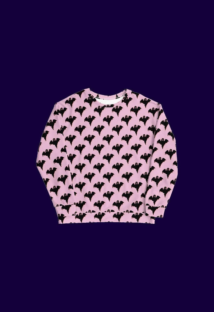 Pink Ghost Unisex Crewneck Sweatshirt - HAYLEY ELSAESSER 