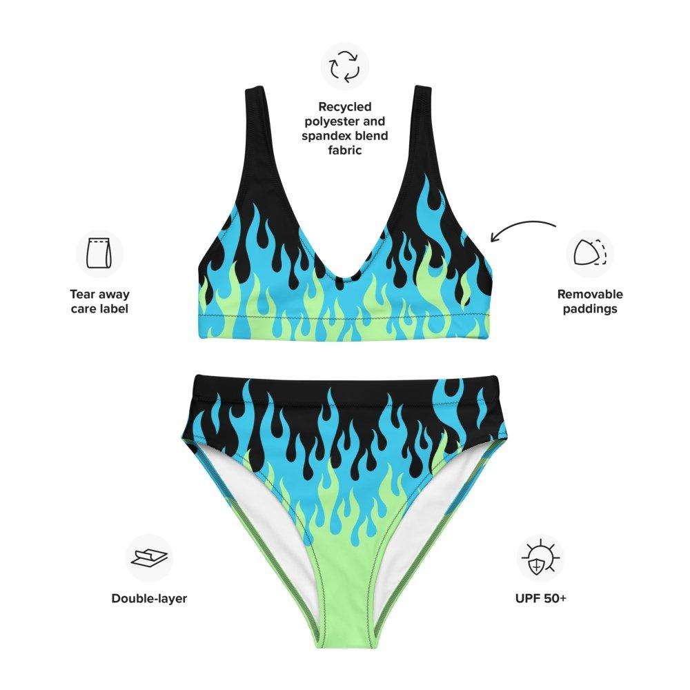 Flame Recycled bikini top - HAYLEY ELSAESSER 