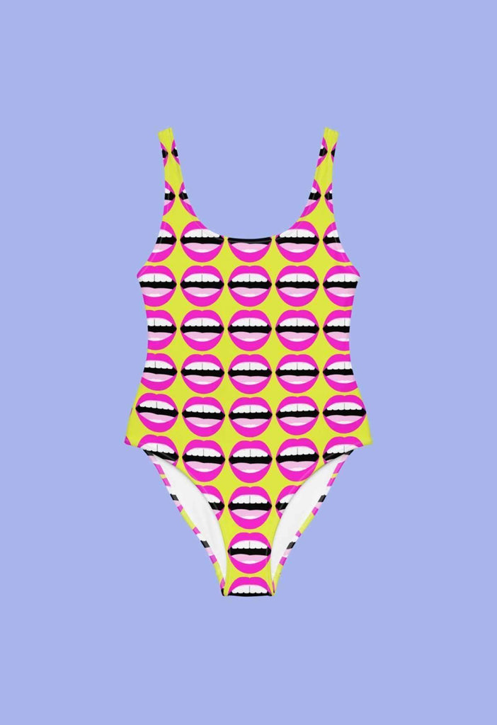 Mouthy Print Swimsuit - HAYLEY ELSAESSER 