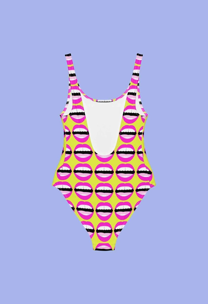Mouthy Print Swimsuit - HAYLEY ELSAESSER 
