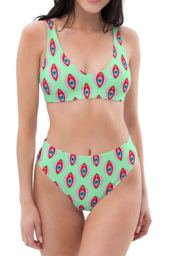 Eyegina Recylced Bikini Top - HAYLEY ELSAESSER 