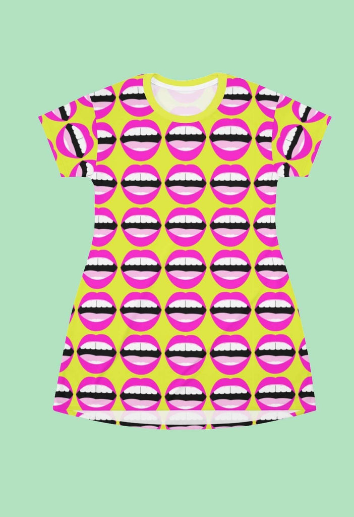 Mouthy Print Tee Mini Dress - HAYLEY ELSAESSER 