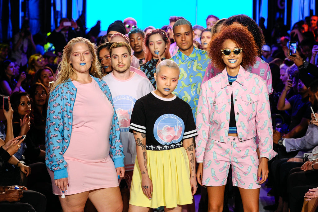 HAYLEY ELSAESSER SS18 'TEENAGE WASTELAND' AT TORONTO FASHION WEEK