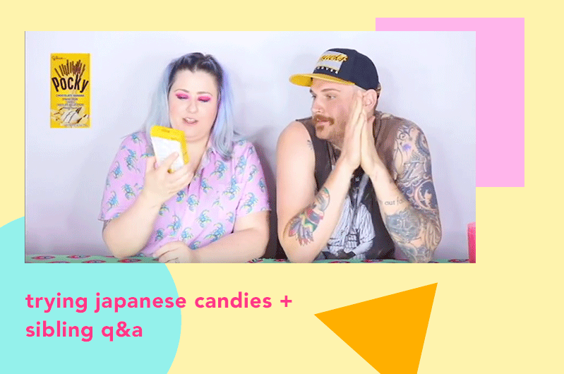 Video: Elsaessers Trying Japanese Candy + Sibling Q&A!!!!