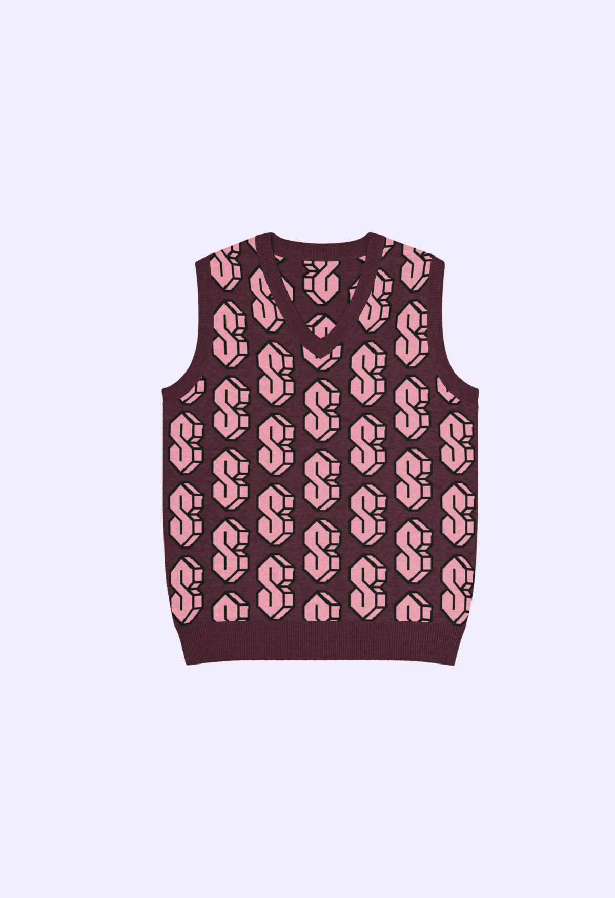 Cool S Knitted V-neck Vest – HAYLEY ELSAESSER