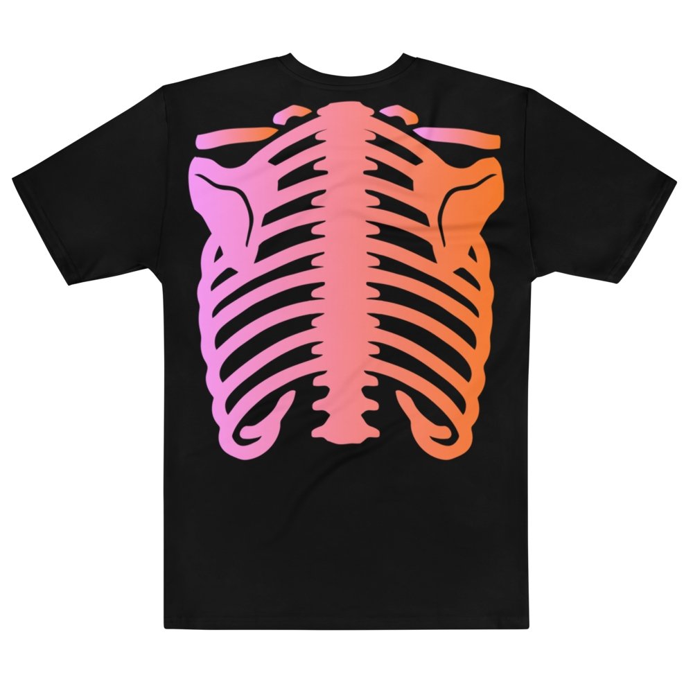 Black and Pink Skeleton T-shirt - HAYLEY ELSAESSER 