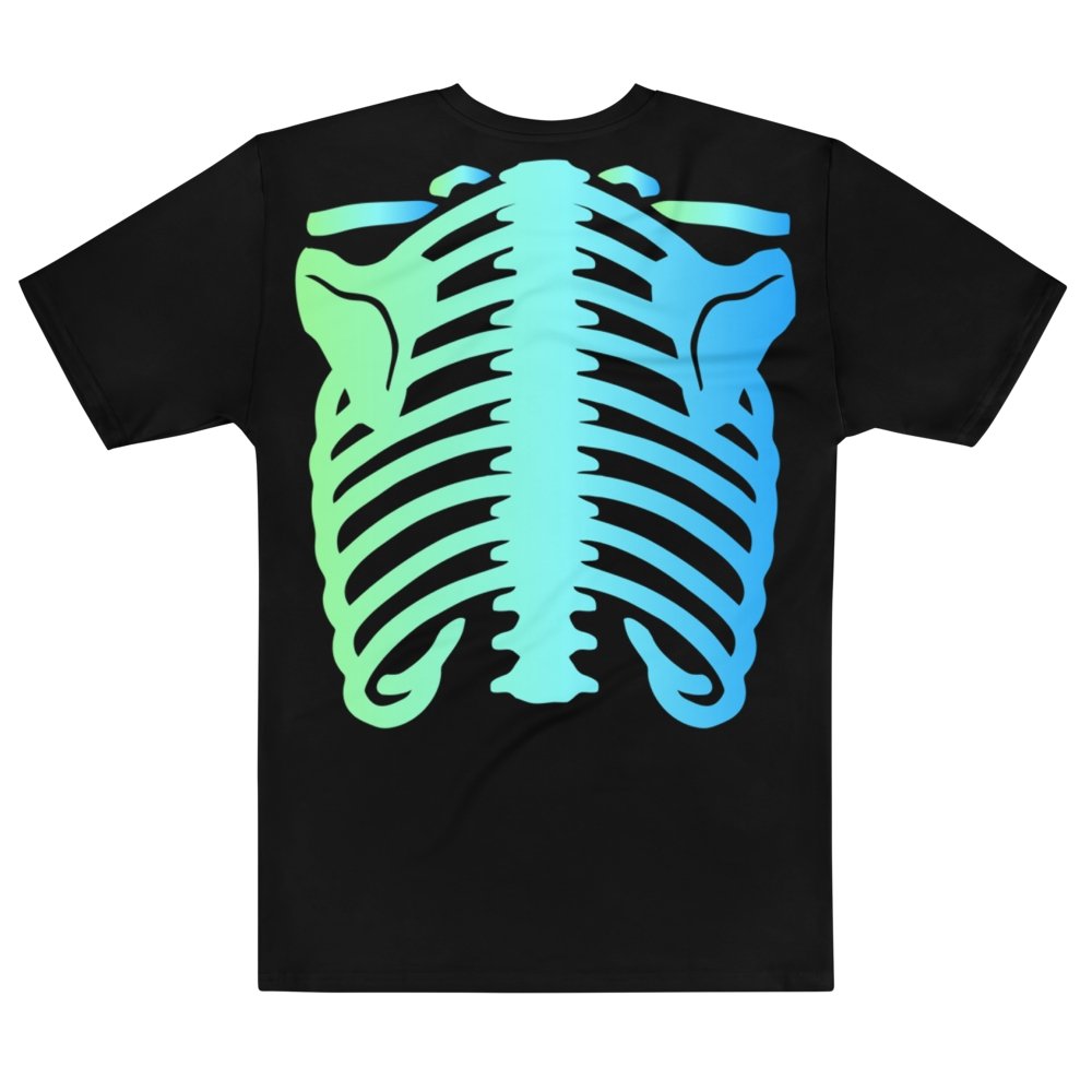 Black and Blue Skeleton T-shirt - HAYLEY ELSAESSER 