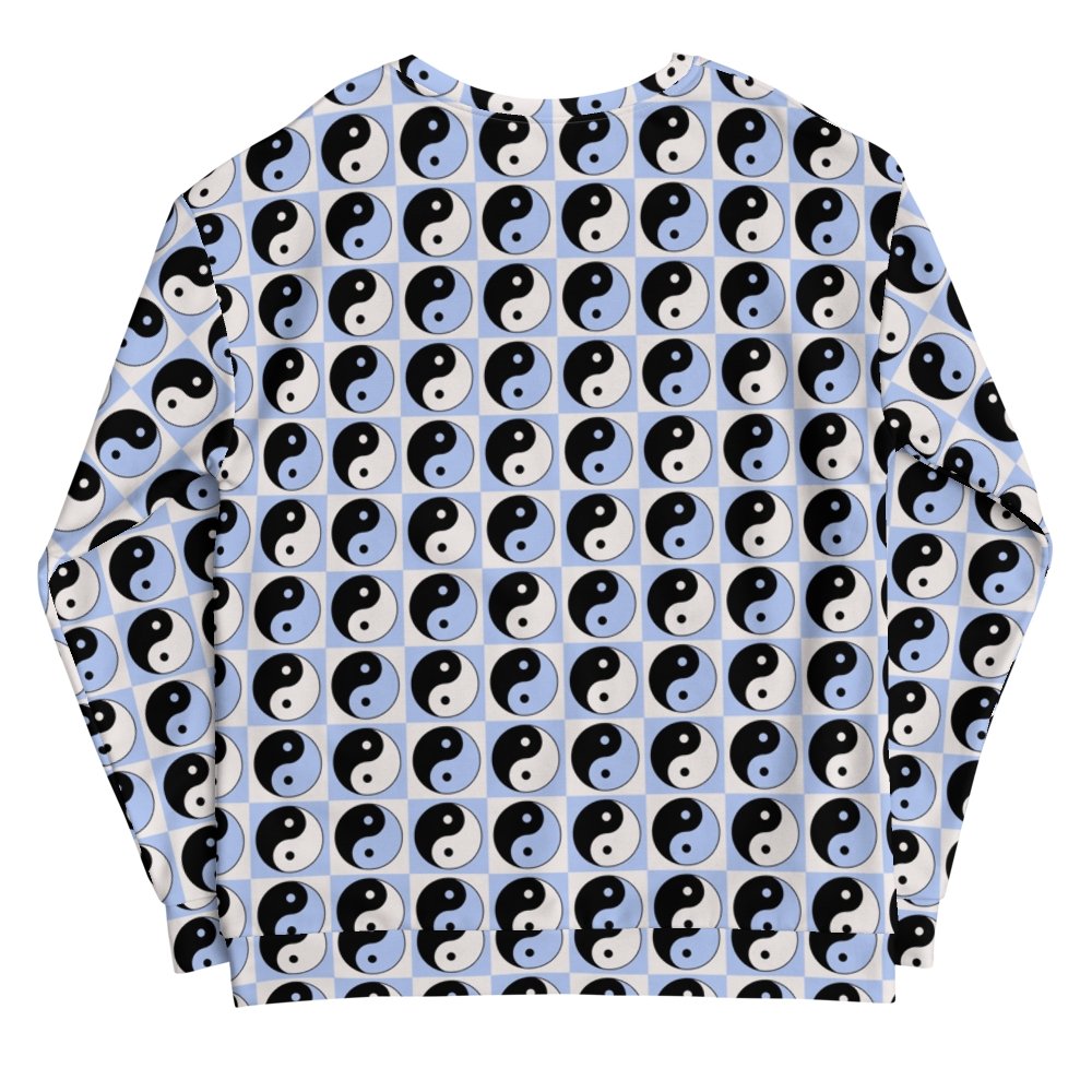 Blue Yin Yang Crewneck - HAYLEY ELSAESSER 