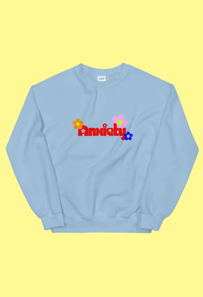 Anxiety Crewneck Sweatshirt - HAYLEY ELSAESSER 