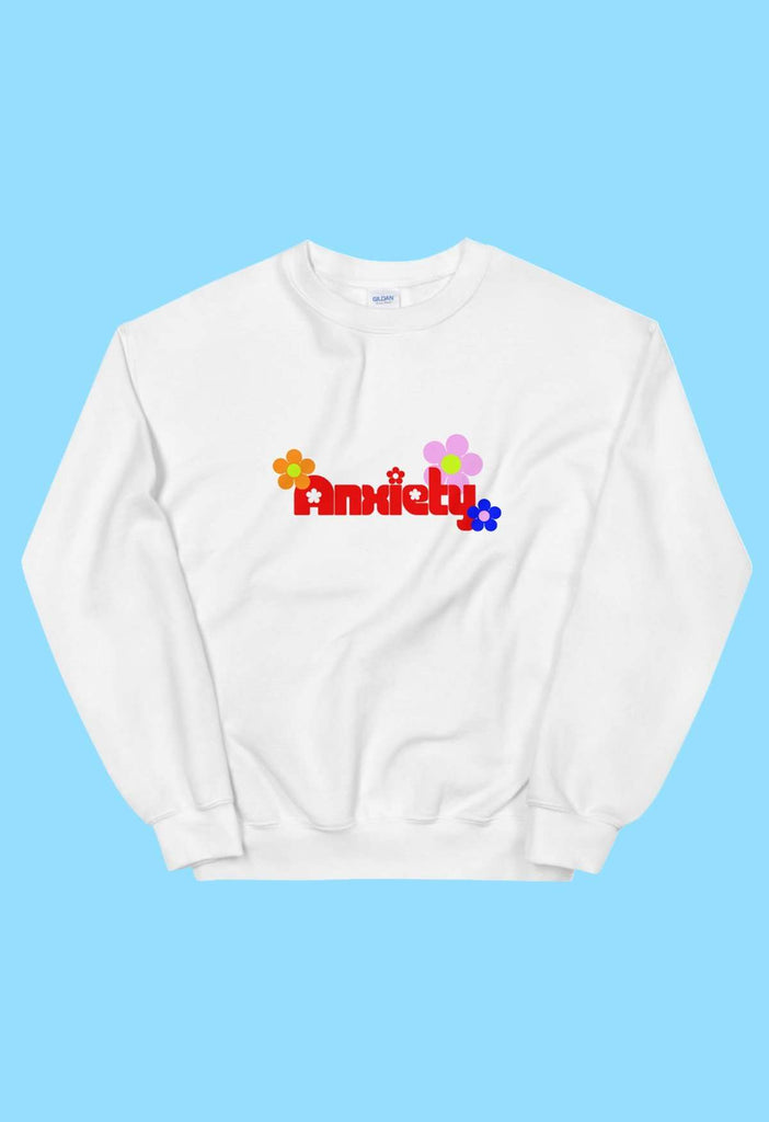 Anxiety Crewneck Sweatshirt - HAYLEY ELSAESSER 