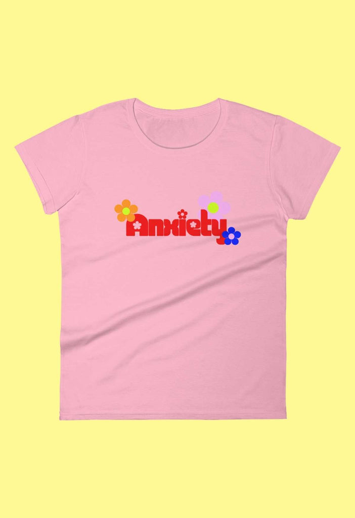 Anxiety Fitted Baby Tee - HAYLEY ELSAESSER 