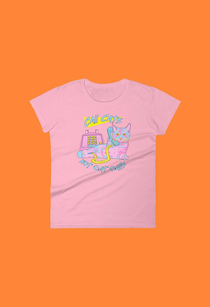 Call Cats Fitted Baby Tee - HAYLEY ELSAESSER 