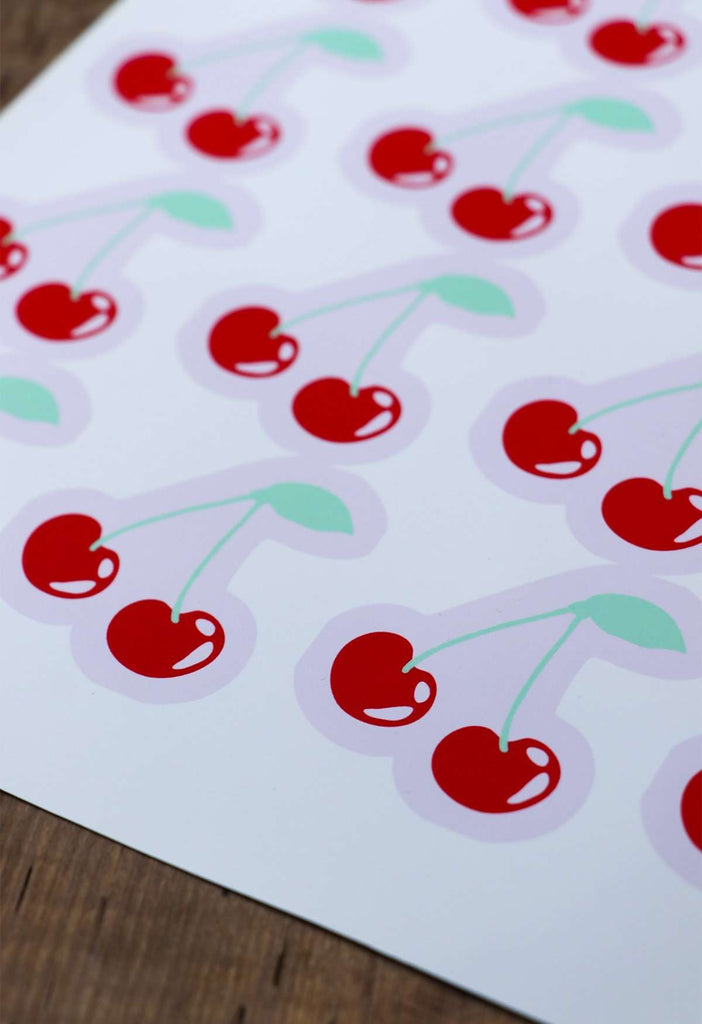 Cherry Iron On Print - HAYLEY ELSAESSER 