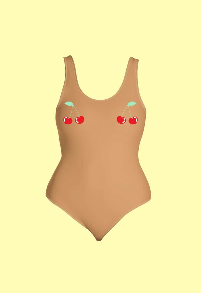 Cherry Naked Swimsuit - HAYLEY ELSAESSER 