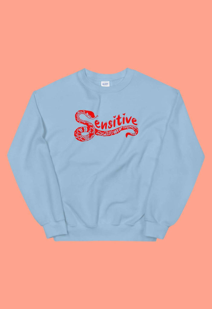 Sensitive Snake Crewneck Sweatshirt - HAYLEY ELSAESSER 