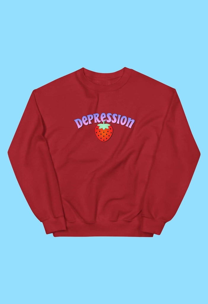 Depression Crewneck Sweatshirt - HAYLEY ELSAESSER 
