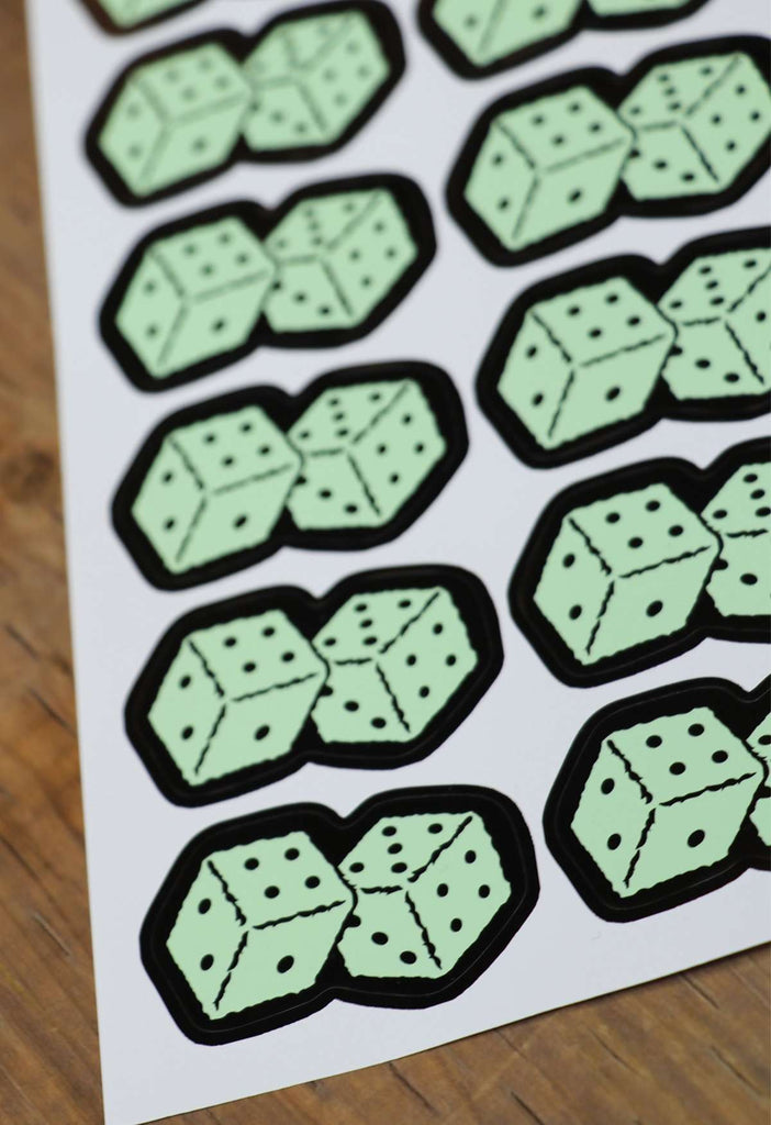 Dice Iron On Print - HAYLEY ELSAESSER 