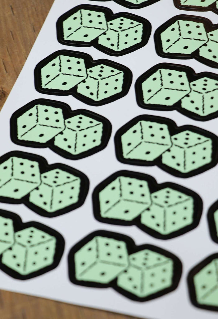 Dice Iron On Print - HAYLEY ELSAESSER 
