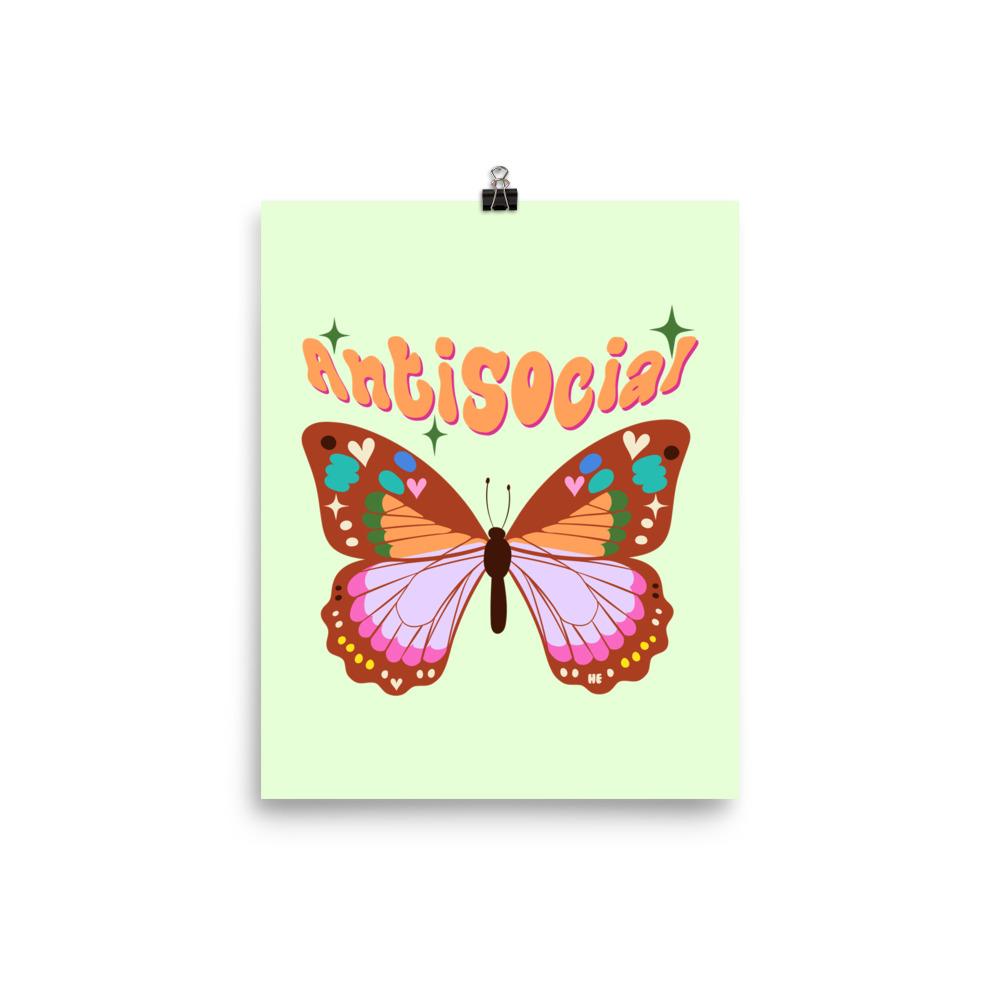 Antisocial Butterfly Poster - HAYLEY ELSAESSER 