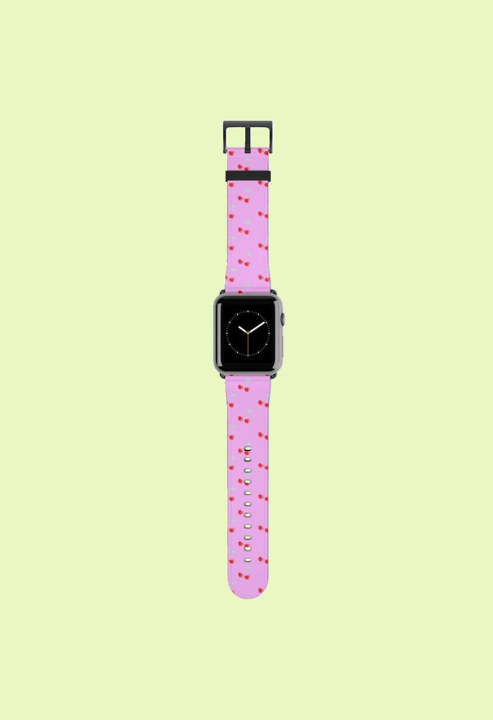 Cherry Print Apple Watch Band - HAYLEY ELSAESSER 