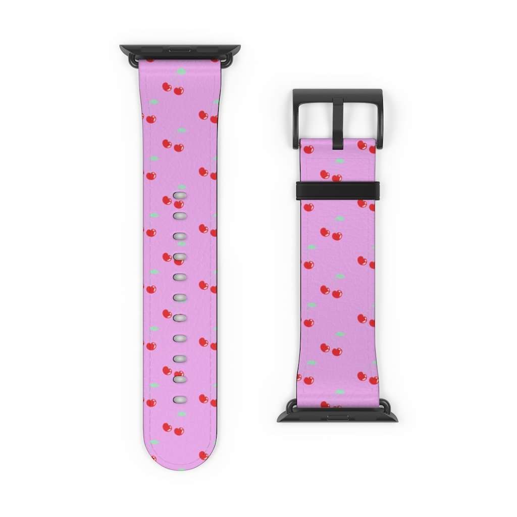 Cherry Print Apple Watch Band - HAYLEY ELSAESSER 