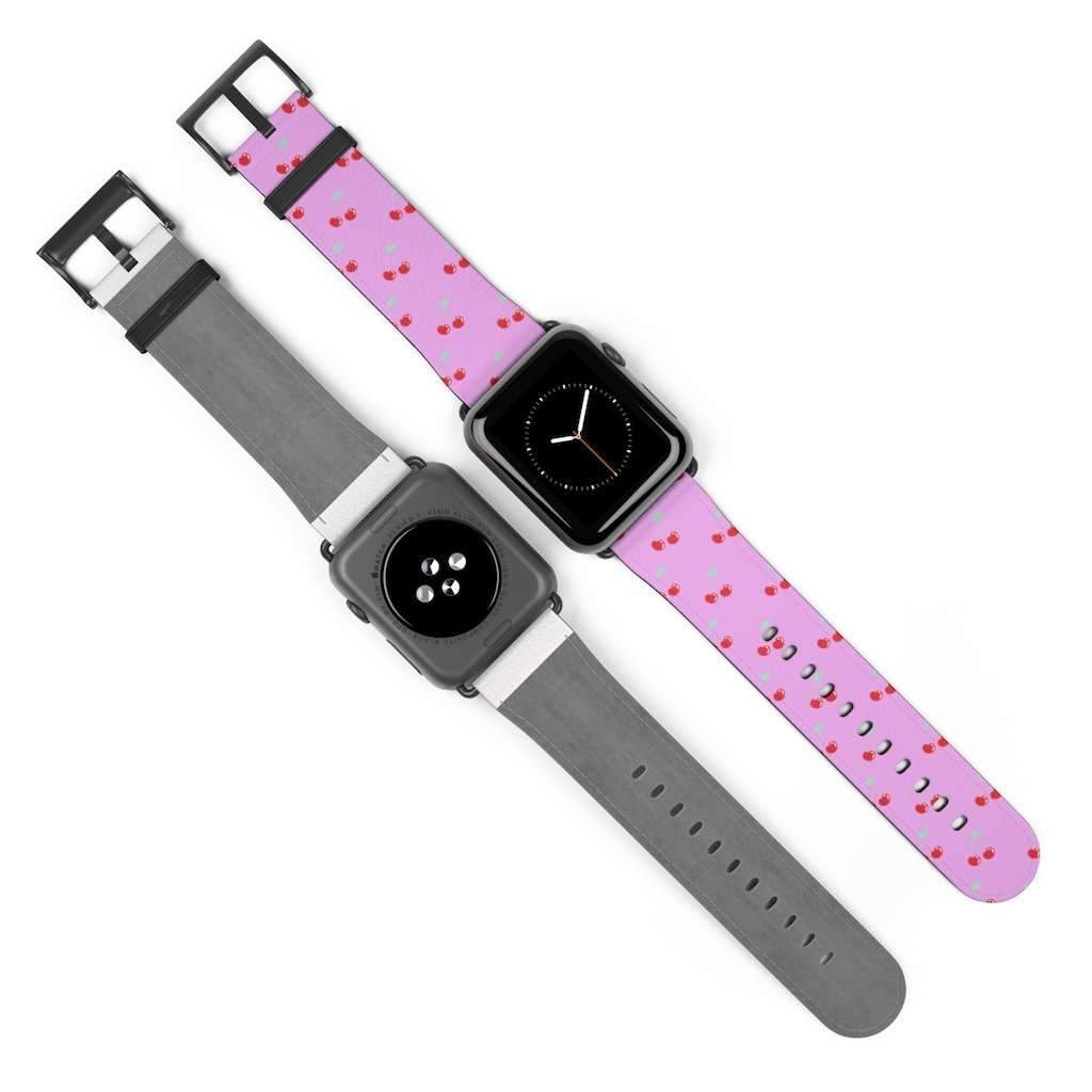 Cherry Print Apple Watch Band - HAYLEY ELSAESSER 