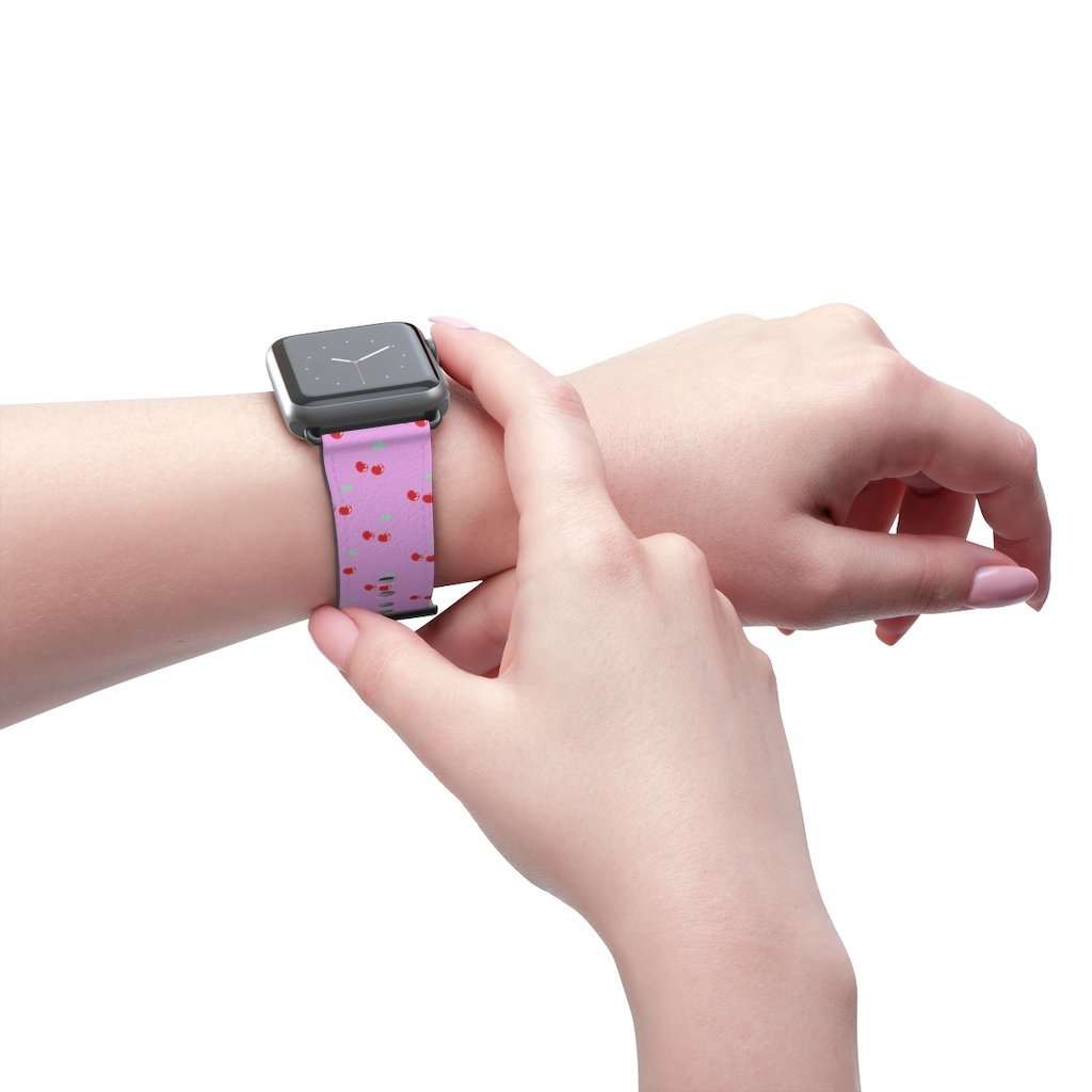 Cherry Print Apple Watch Band - HAYLEY ELSAESSER 