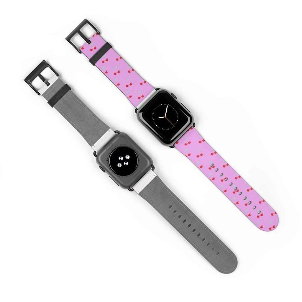 Cherry Print Apple Watch Band - HAYLEY ELSAESSER 
