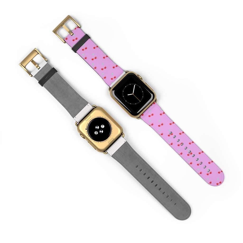 Cherry Print Apple Watch Band - HAYLEY ELSAESSER 