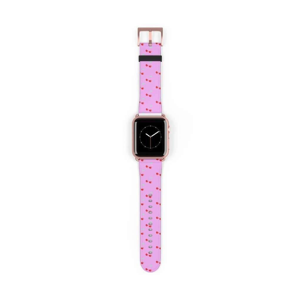Cherry Print Apple Watch Band - HAYLEY ELSAESSER 