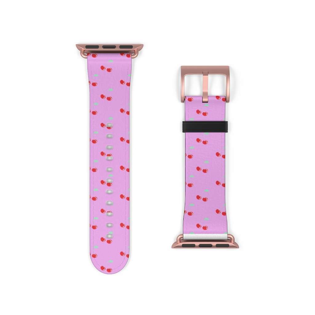 Cherry Print Apple Watch Band - HAYLEY ELSAESSER 