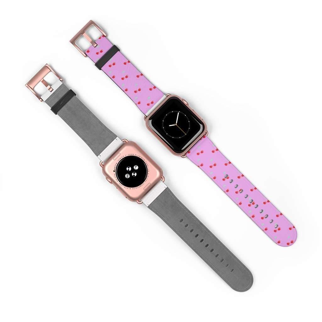 Cherry Print Apple Watch Band - HAYLEY ELSAESSER 