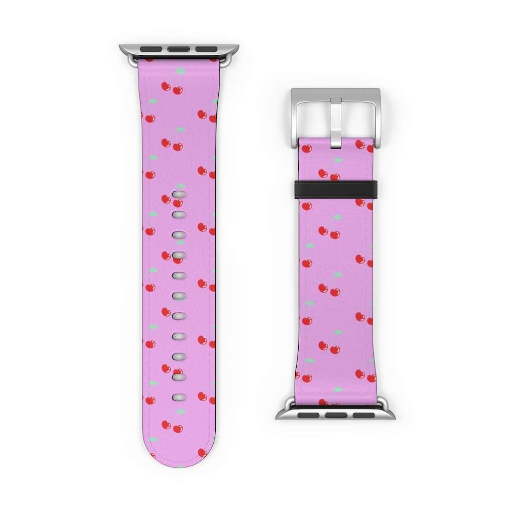 Cherry Print Apple Watch Band - HAYLEY ELSAESSER 