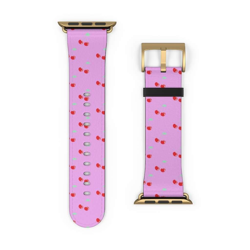Cherry Print Apple Watch Band - HAYLEY ELSAESSER 