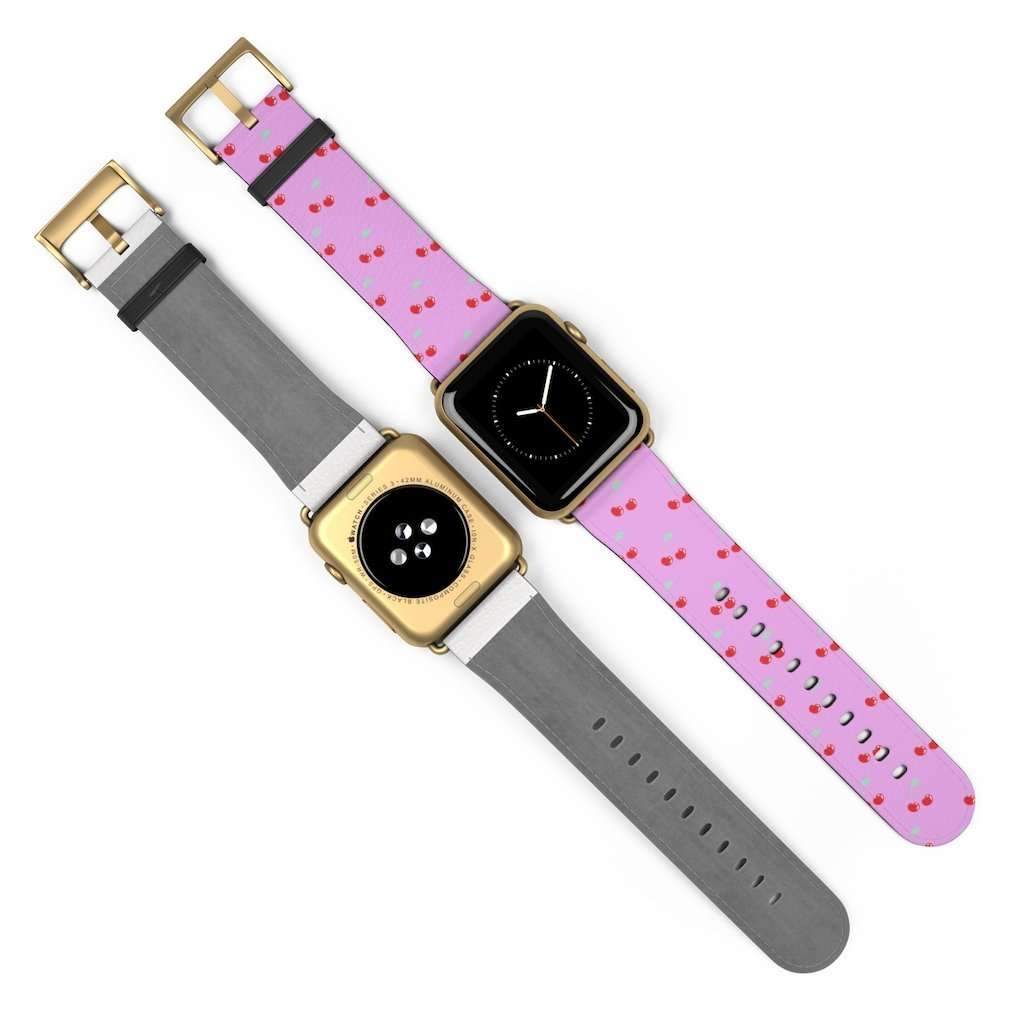 Cherry Print Apple Watch Band - HAYLEY ELSAESSER 
