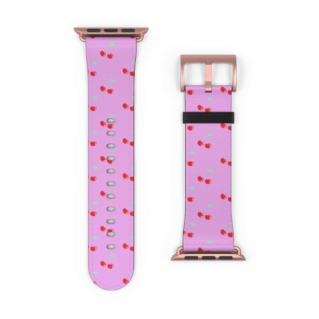 Cherry Print Apple Watch Band - HAYLEY ELSAESSER 
