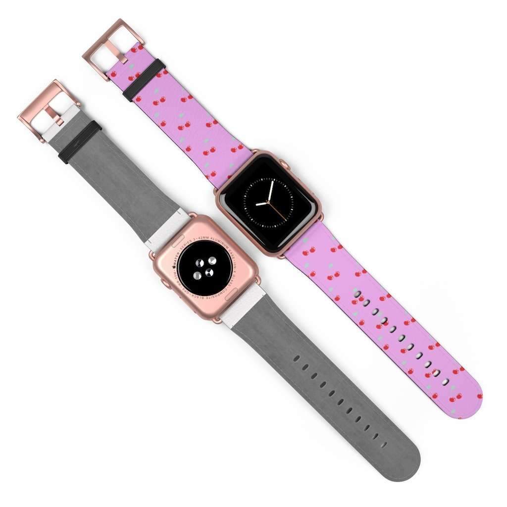 Cherry Print Apple Watch Band - HAYLEY ELSAESSER 