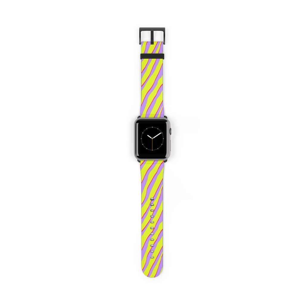 Citrus Zebra Print Apple Watch Band - HAYLEY ELSAESSER 