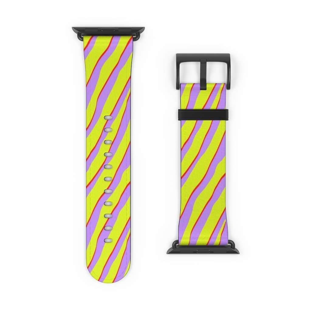 Citrus Zebra Print Apple Watch Band - HAYLEY ELSAESSER 