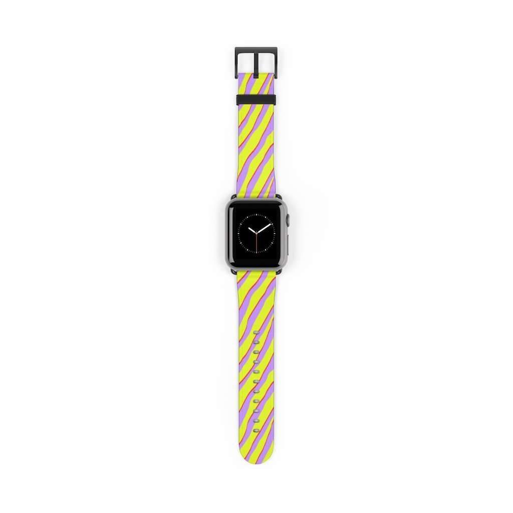 Citrus Zebra Print Apple Watch Band - HAYLEY ELSAESSER 