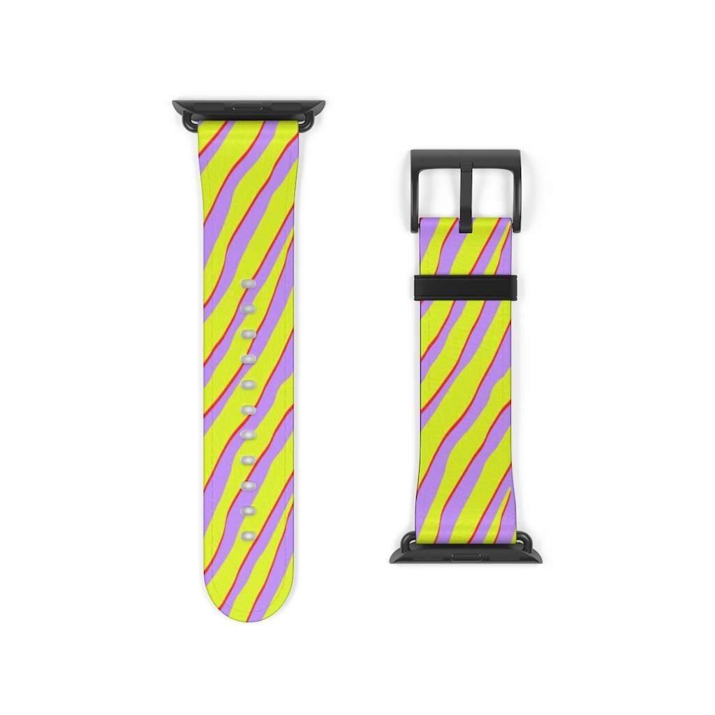 Citrus Zebra Print Apple Watch Band - HAYLEY ELSAESSER 