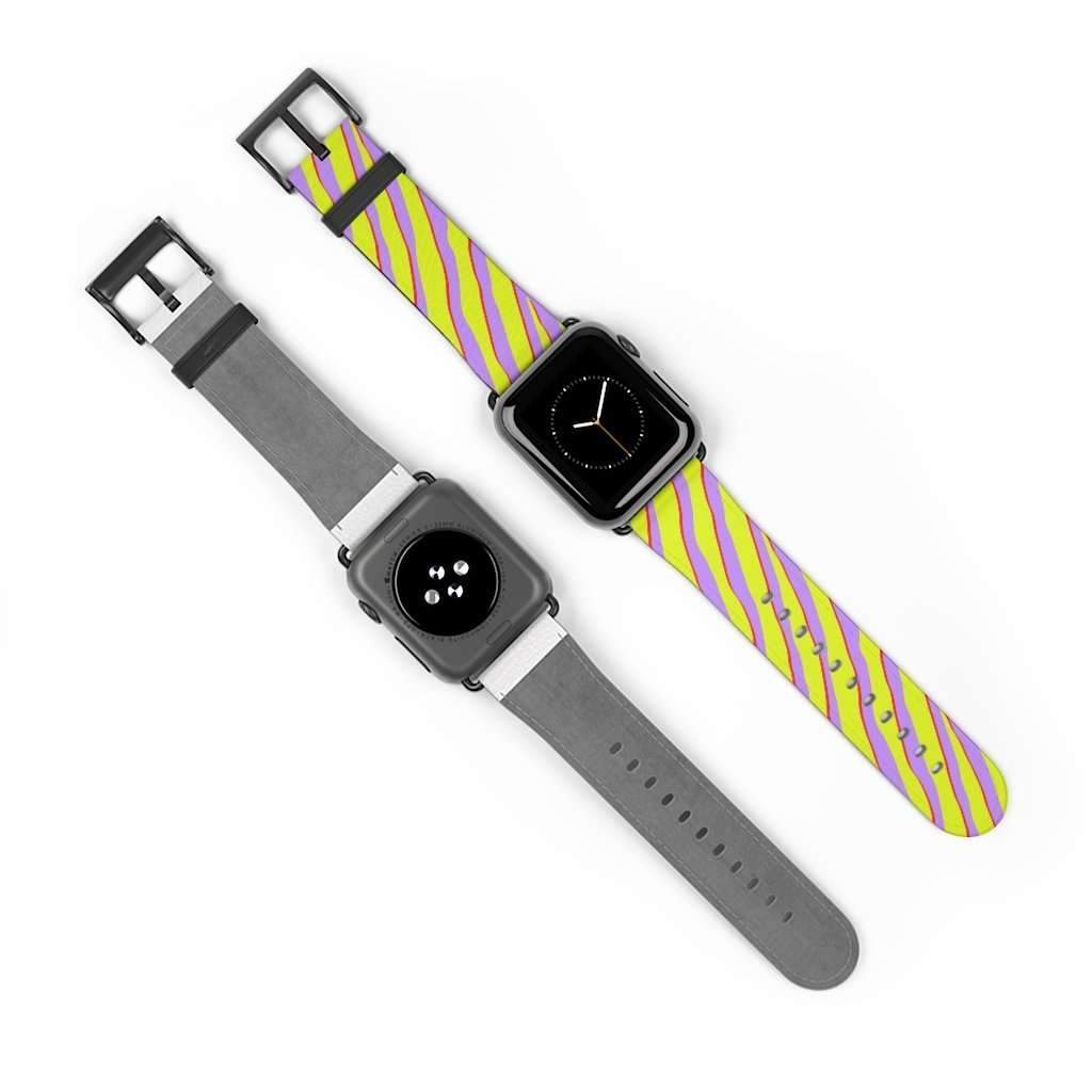 Citrus Zebra Print Apple Watch Band - HAYLEY ELSAESSER 