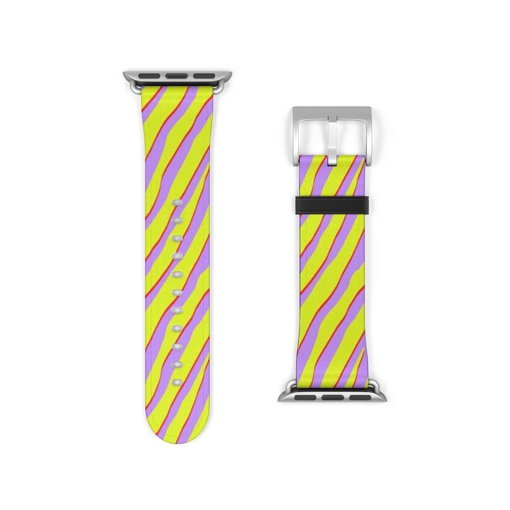 Citrus Zebra Print Apple Watch Band - HAYLEY ELSAESSER 
